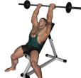 Triceps Extension - Incline Reverse Barbell